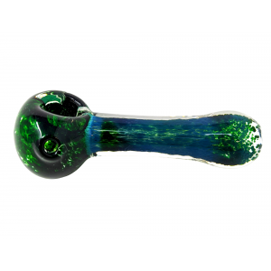4" Emerald Green Frit Pipe [AM108]